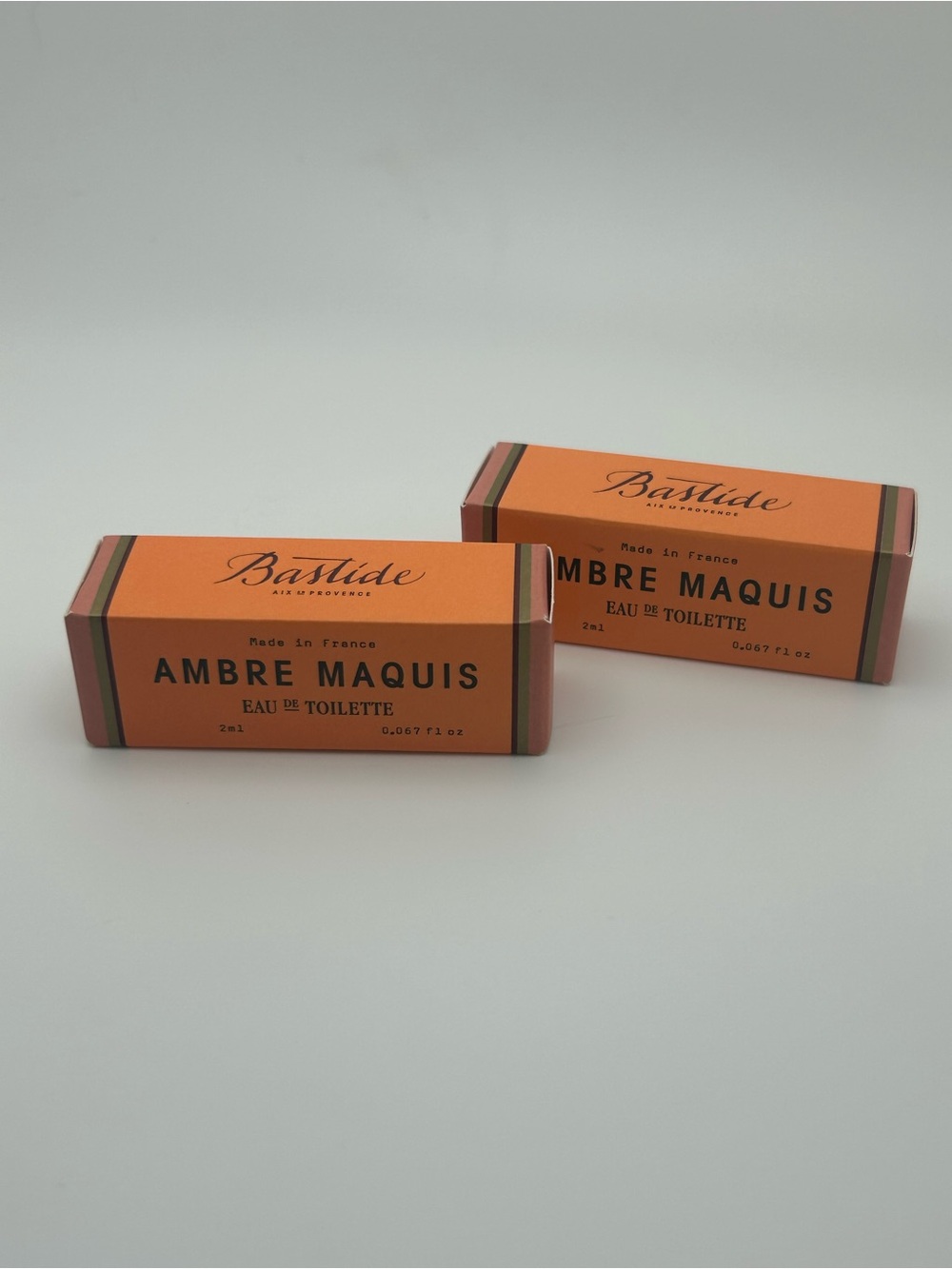 Bastide - Ambre Maquis Orange Eau deToilette 2ml - PACK OF 2